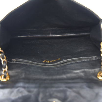 Chanel Lambskin Quilted CC Tassel Shoulder Flap Black 4 of 15