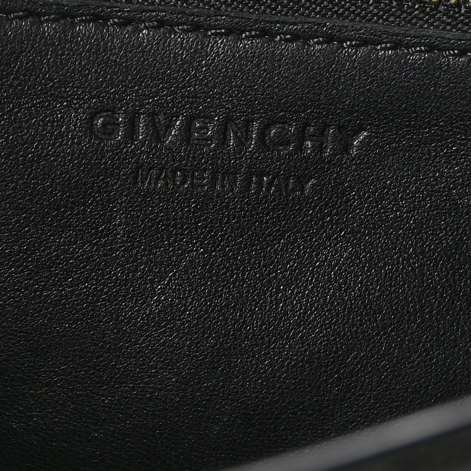 Givenchy Calfskin Crocodile Embossed Small Nobile Shoulder Bag Black 6 of 9