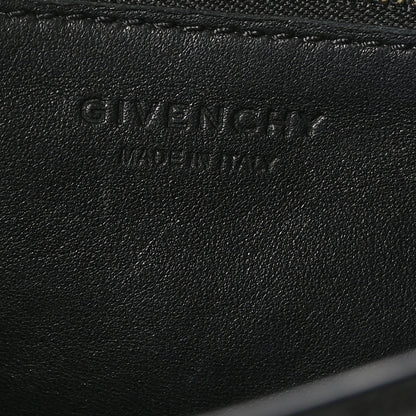Givenchy Calfskin Crocodile Embossed Small Nobile Shoulder Bag Black 6 of 9