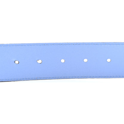 Gucci Moon Calfskin Double G 40mm Belt 95 38 Clear Sky Blue 5 of 5