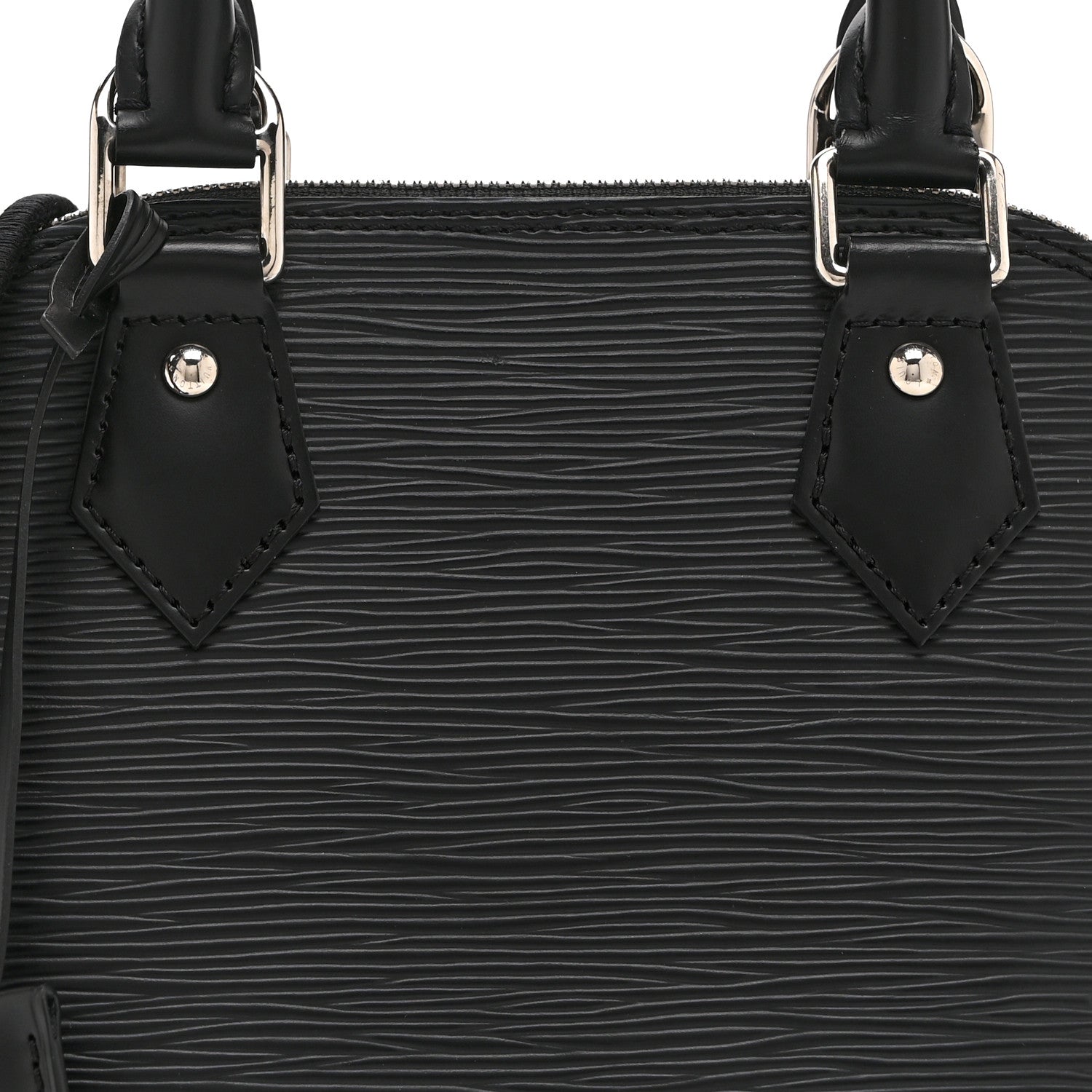 Louis Vuitton Epi Jacquard Alma BB Black 7 of 9