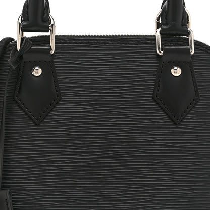 Louis Vuitton Epi Jacquard Alma BB Black 7 of 9