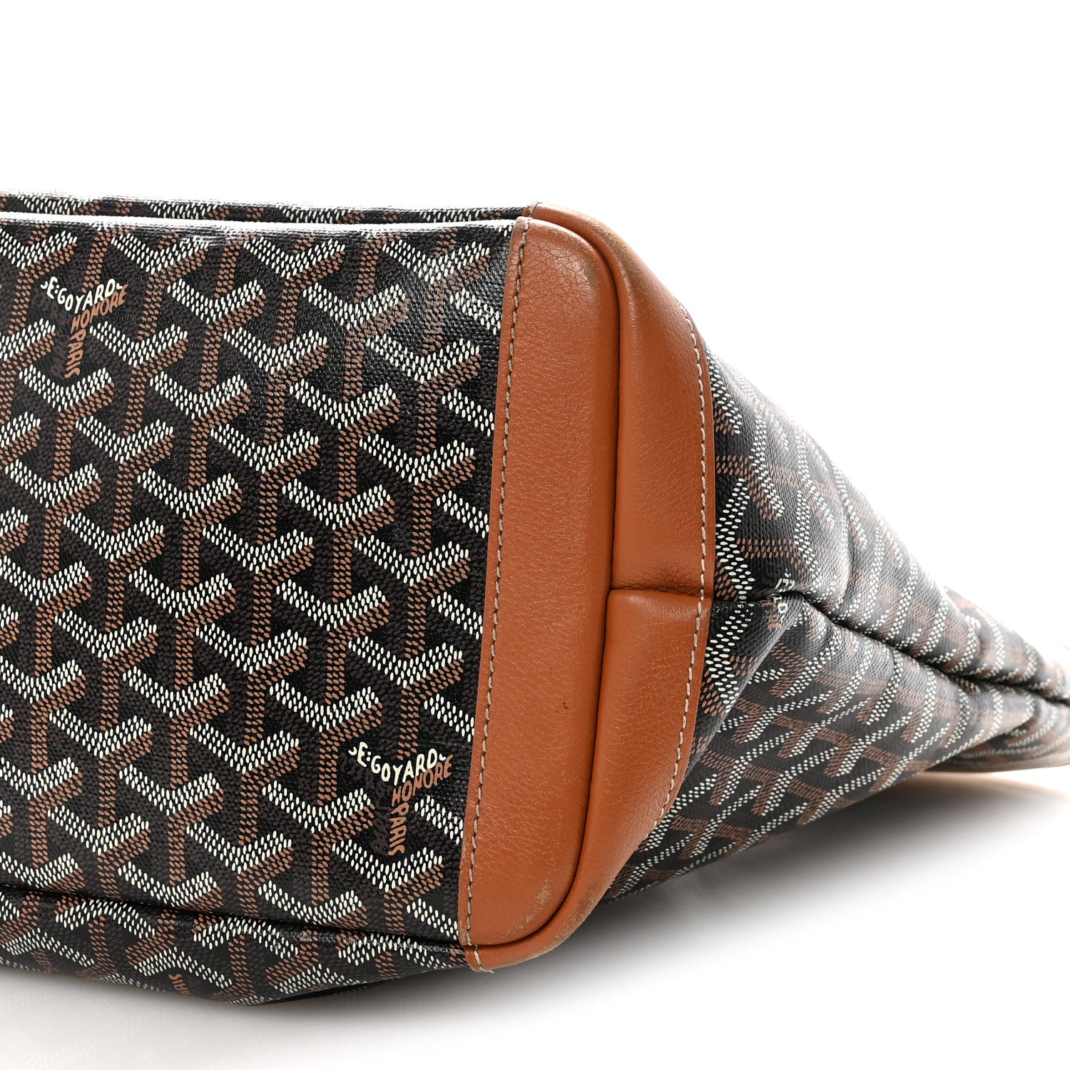 Goyard Goyardine Artois MM Black Gold 9 of 9