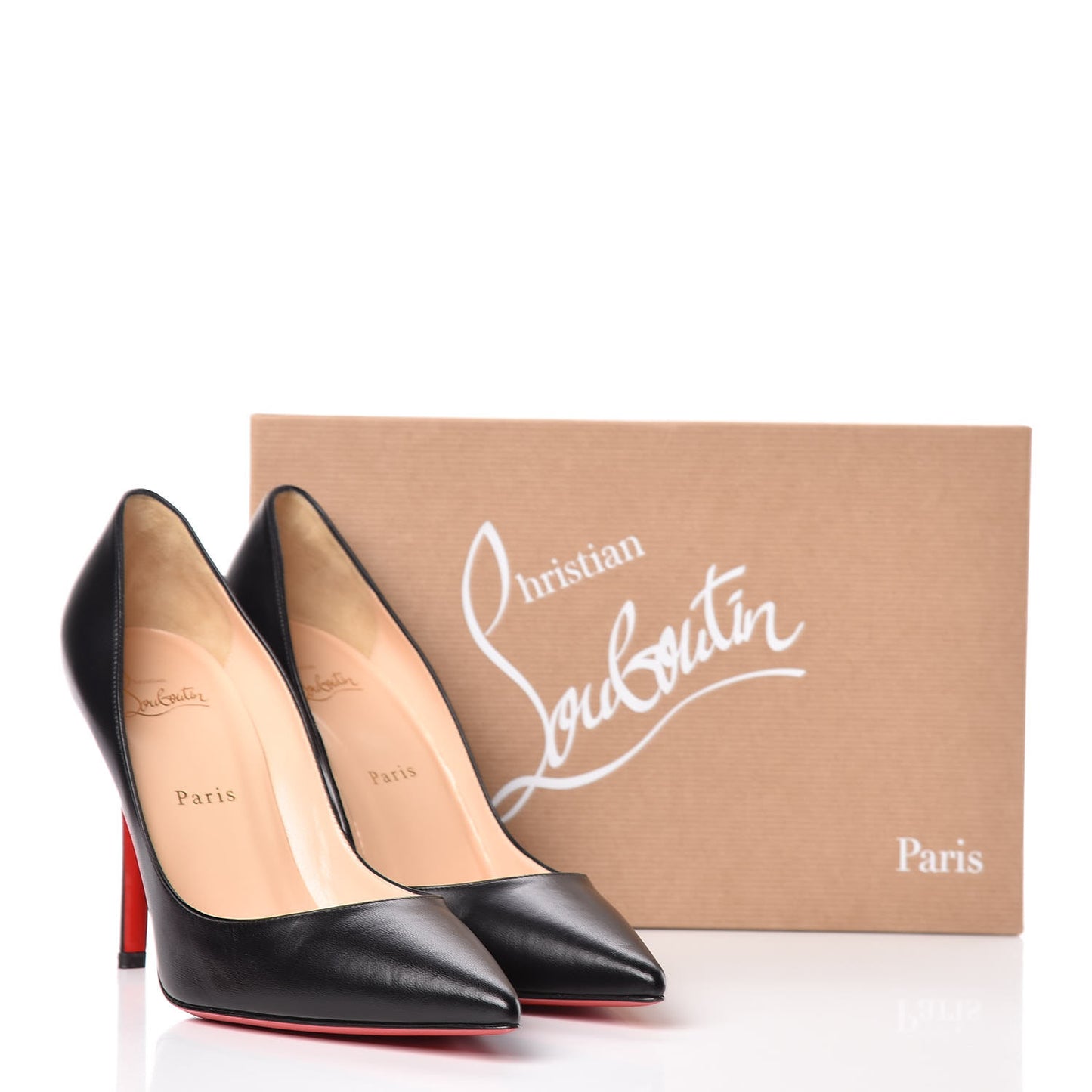 Shiny Nappa Apostrophy 100 Pumps 39 Black