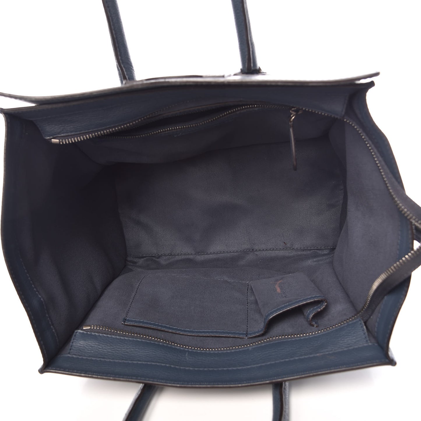 Drummed Calfskin Mini Luggage Orage