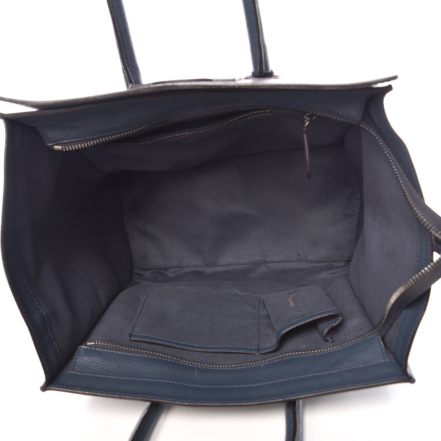Celine Drummed Calfskin Mini Luggage Orage 5 of 17