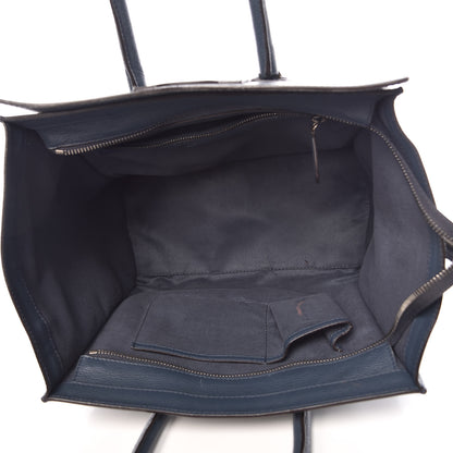 Celine Drummed Calfskin Mini Luggage Orage 5 of 17