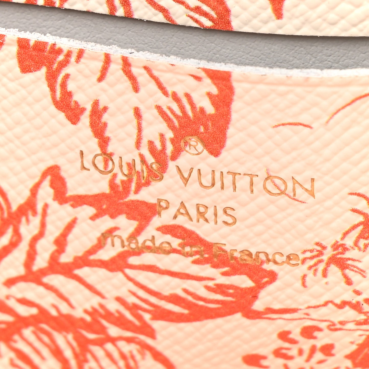 Monogram LV By The Pool Zippy Coin Purse Coral