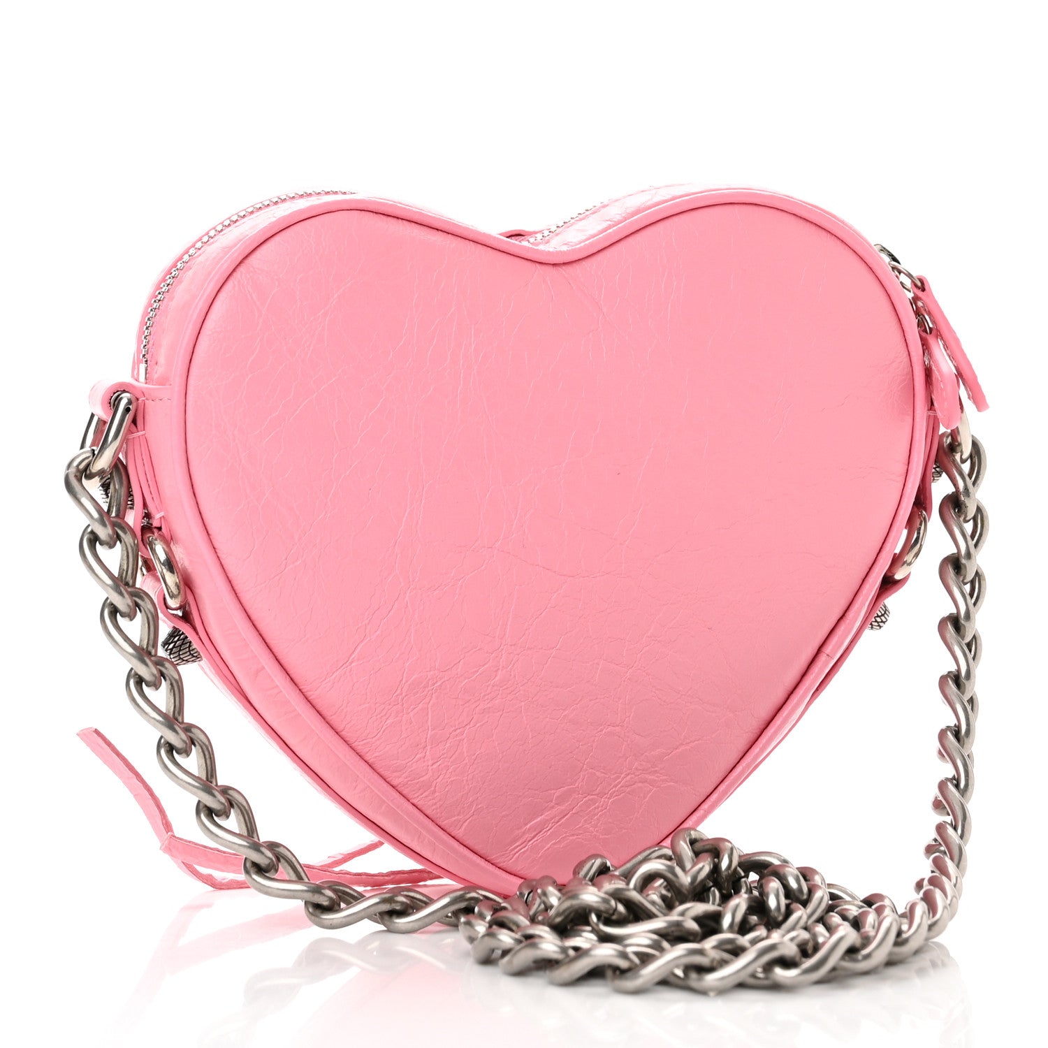 Balenciaga Agneau Arena Mini Le Cagole Heart Bag Sweet Pink 3 of 10