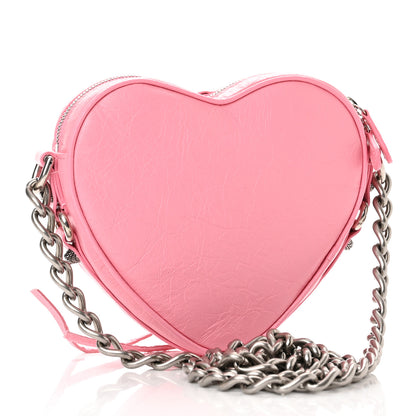 Balenciaga Agneau Arena Mini Le Cagole Heart Bag Sweet Pink 3 of 10