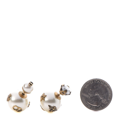 Christian Dior Mise En Dior Tribal Crystal Charm Earrings 2 of 3