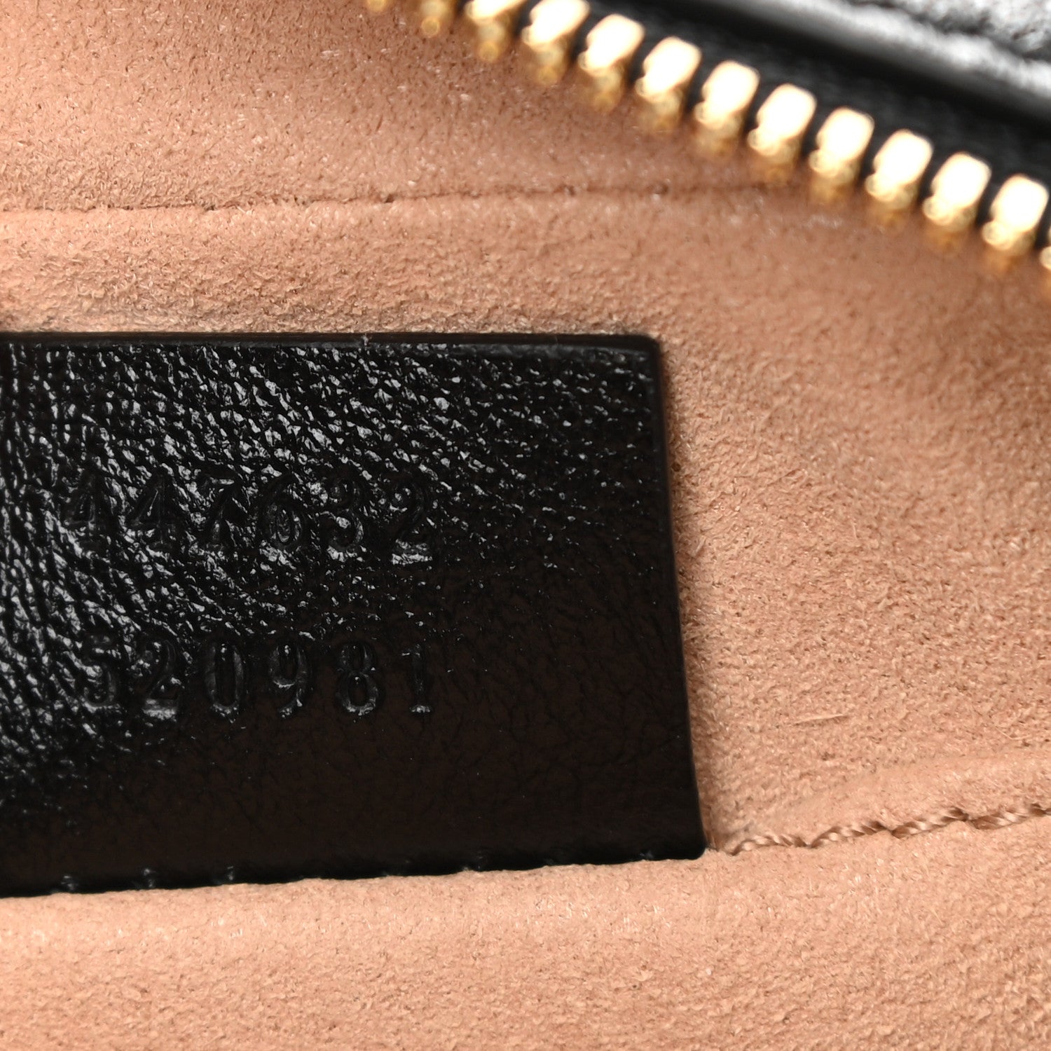 Gucci Monogram Matelasse Diagonal Small GG Marmont Chain Shoulder Bag Beige Black 7 of 10