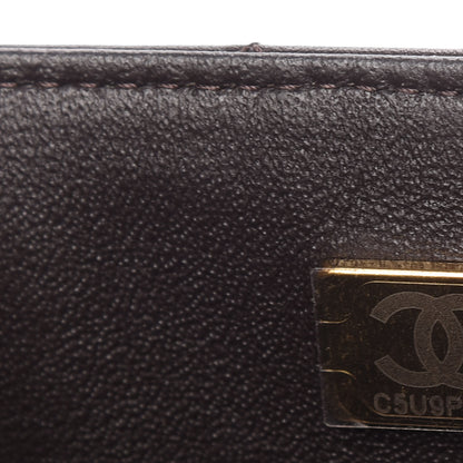 Chanel Lambskin Quilted Mini Rectangular Flap Dark Brown 9 of 11