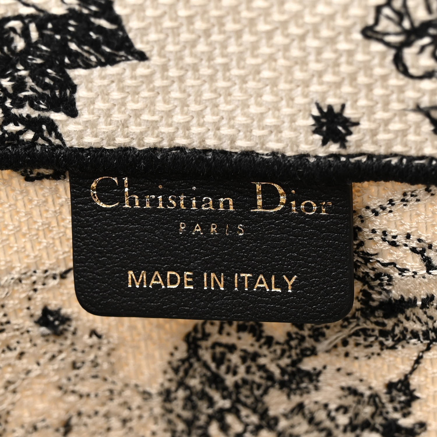 Christian Dior Canvas Zodiac Toile De Jouy Embroidered Medium Book Tote Latte 6 of 13