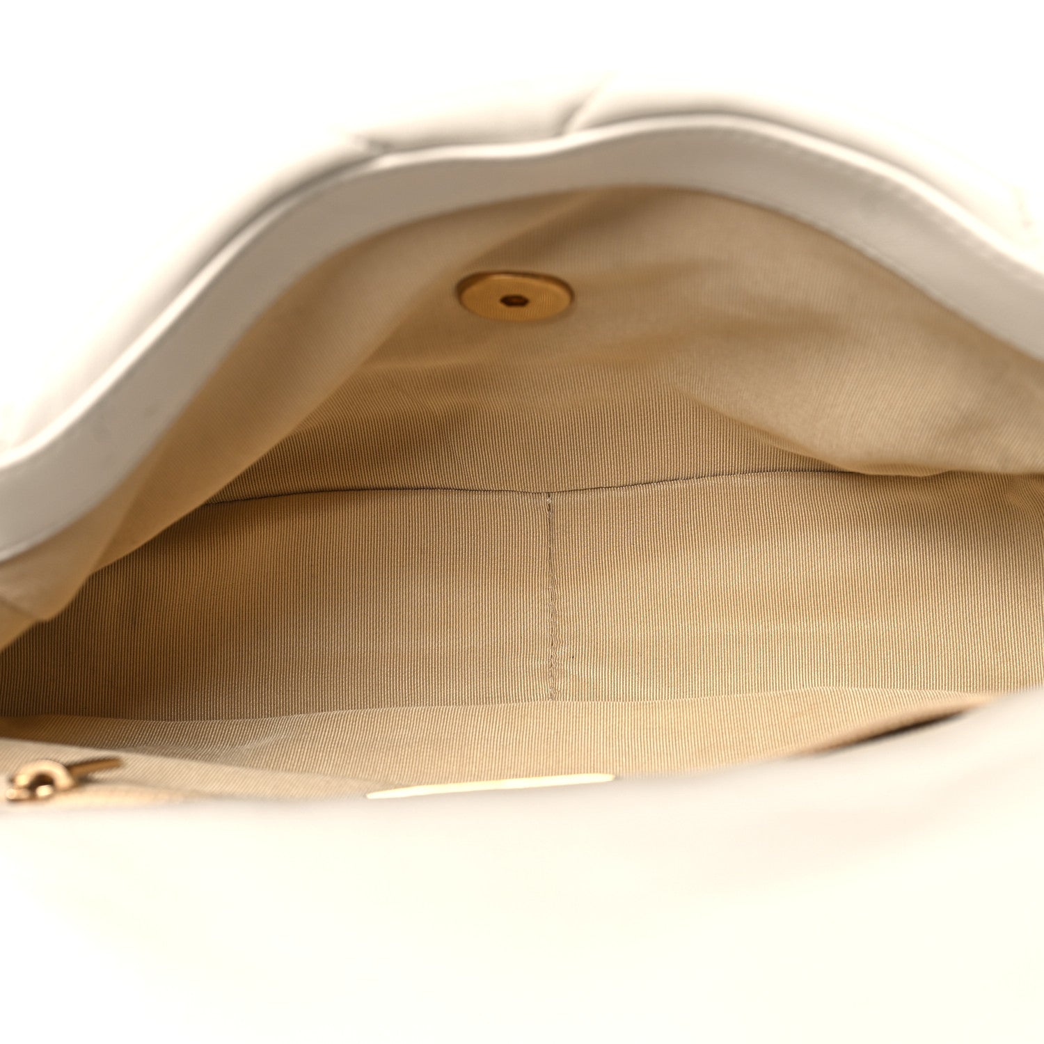 Chanel Lambskin Quilted Medium Chanel 19 Flap White 5 of 12