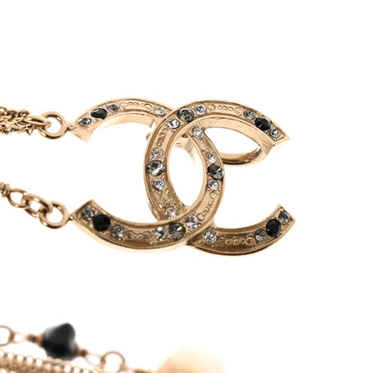 Chanel Pearl Beaded Crystal CC Chain Belt Light Gold 4 of 4