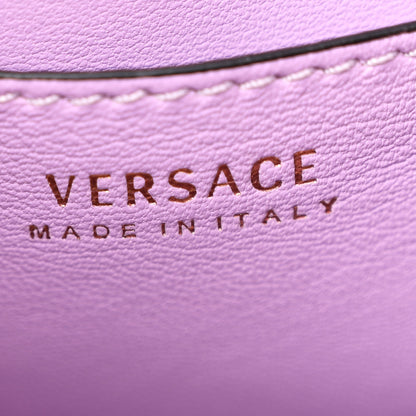 Versace Grained Calfskin Small La Medusa Top Handle Bag Pink 6 of 12