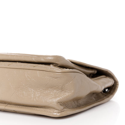 Saint Laurent Crinkled Calfskin Matelasse Monogram Baby Niki Chain Satchel Light Taupe 11 of 11