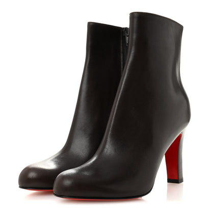 Christian Louboutin Calfskin Miss Tack Booty 85 Ankle Boots 36 Fondente 4 of 8