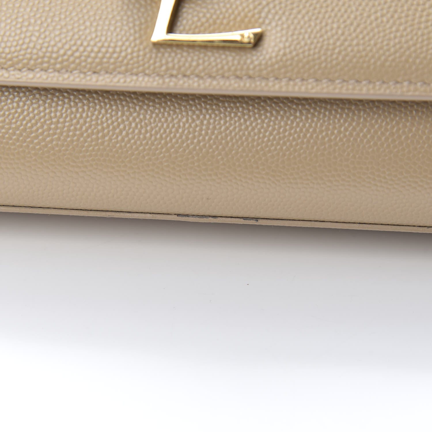 Saint Laurent Grain De Poudre Small Monogram Kate Satchel Nude Powder 13 of 13