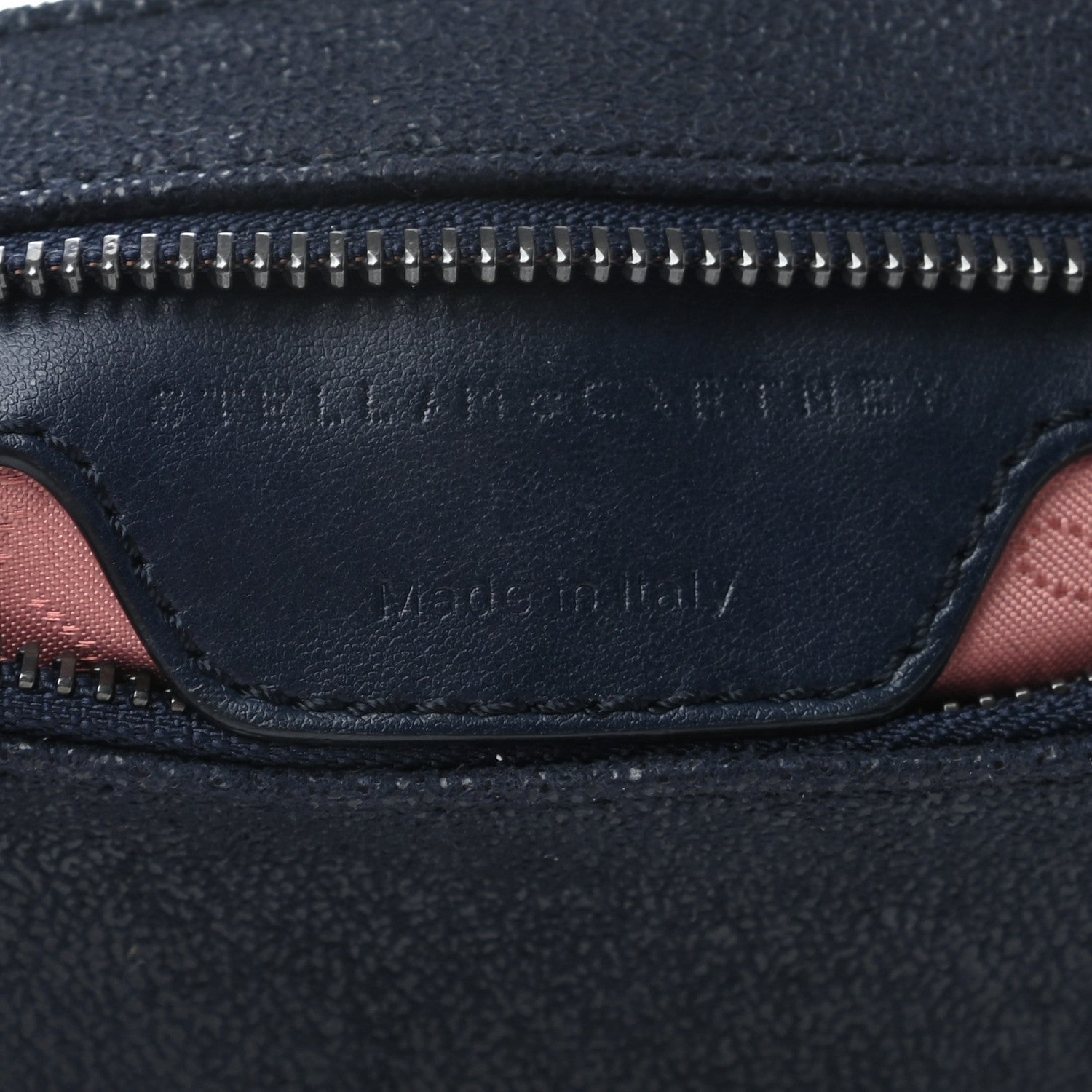 Stella McCartney Shaggy Deer Falabella Fold Over Clutch Navy Blue 7 of 8