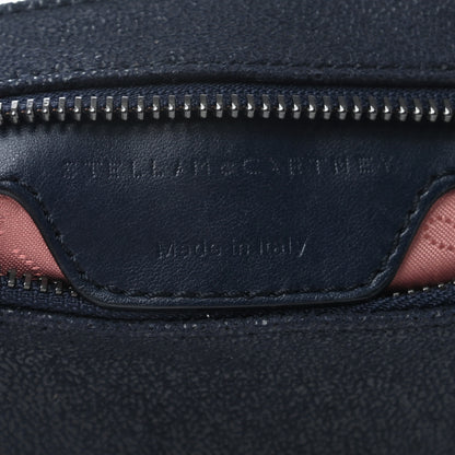 Stella McCartney Shaggy Deer Falabella Fold Over Clutch Navy Blue 7 of 8