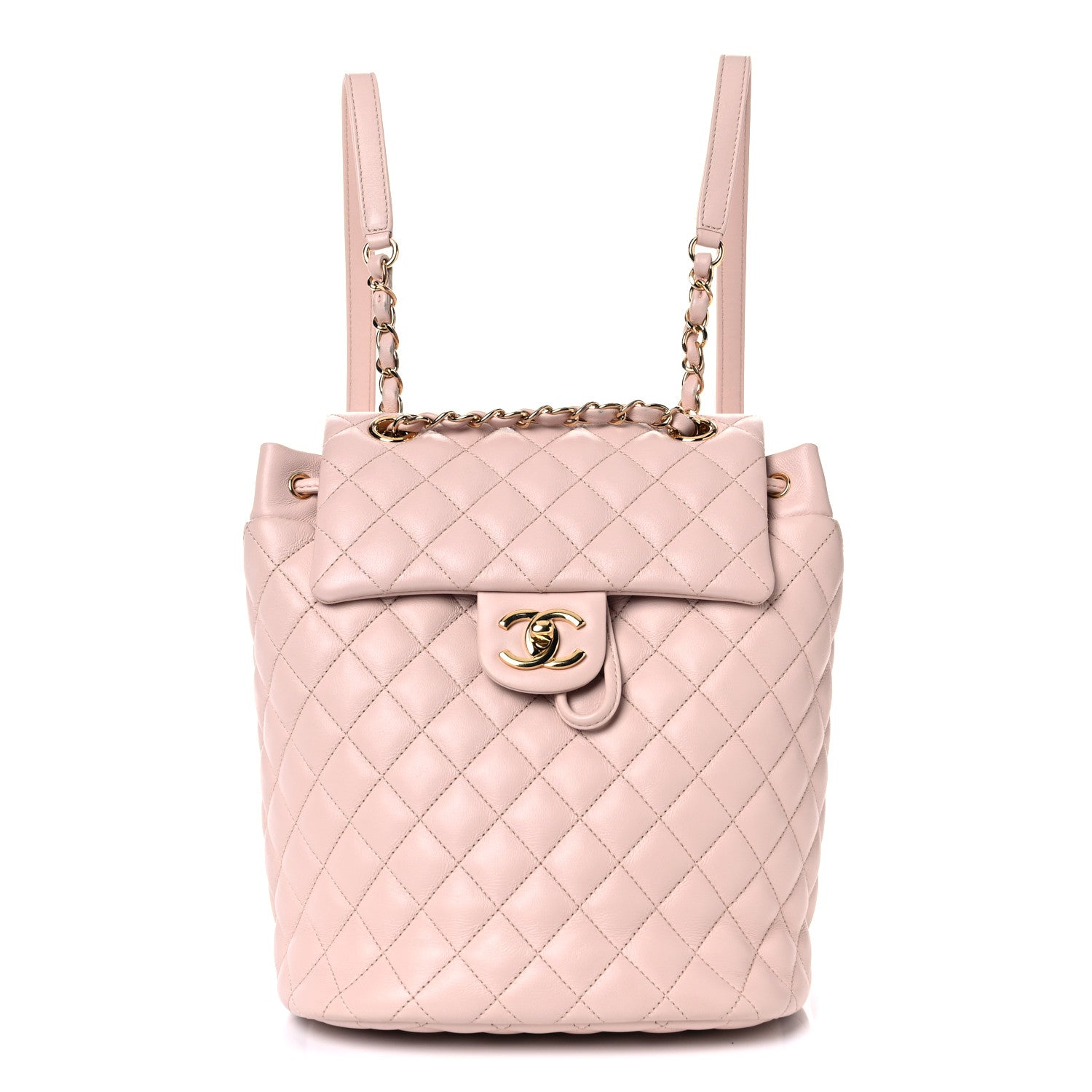 Chanel Calfskin Quilted Small Urban Spirit Backpack Light Pink 1 of 12