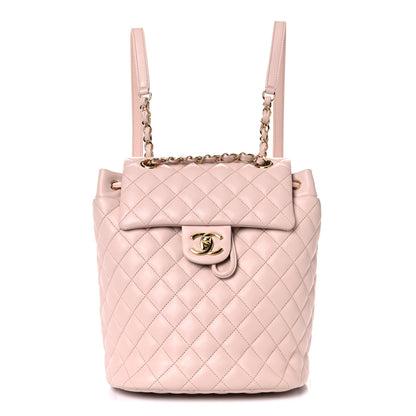 Chanel Calfskin Quilted Small Urban Spirit Backpack Light Pink 1 of 12