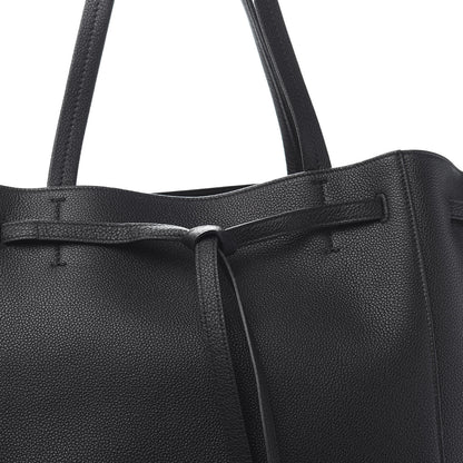 Celine Soft Grained Calfskin Medium Belt Cabas Phantom Black 11 of 11