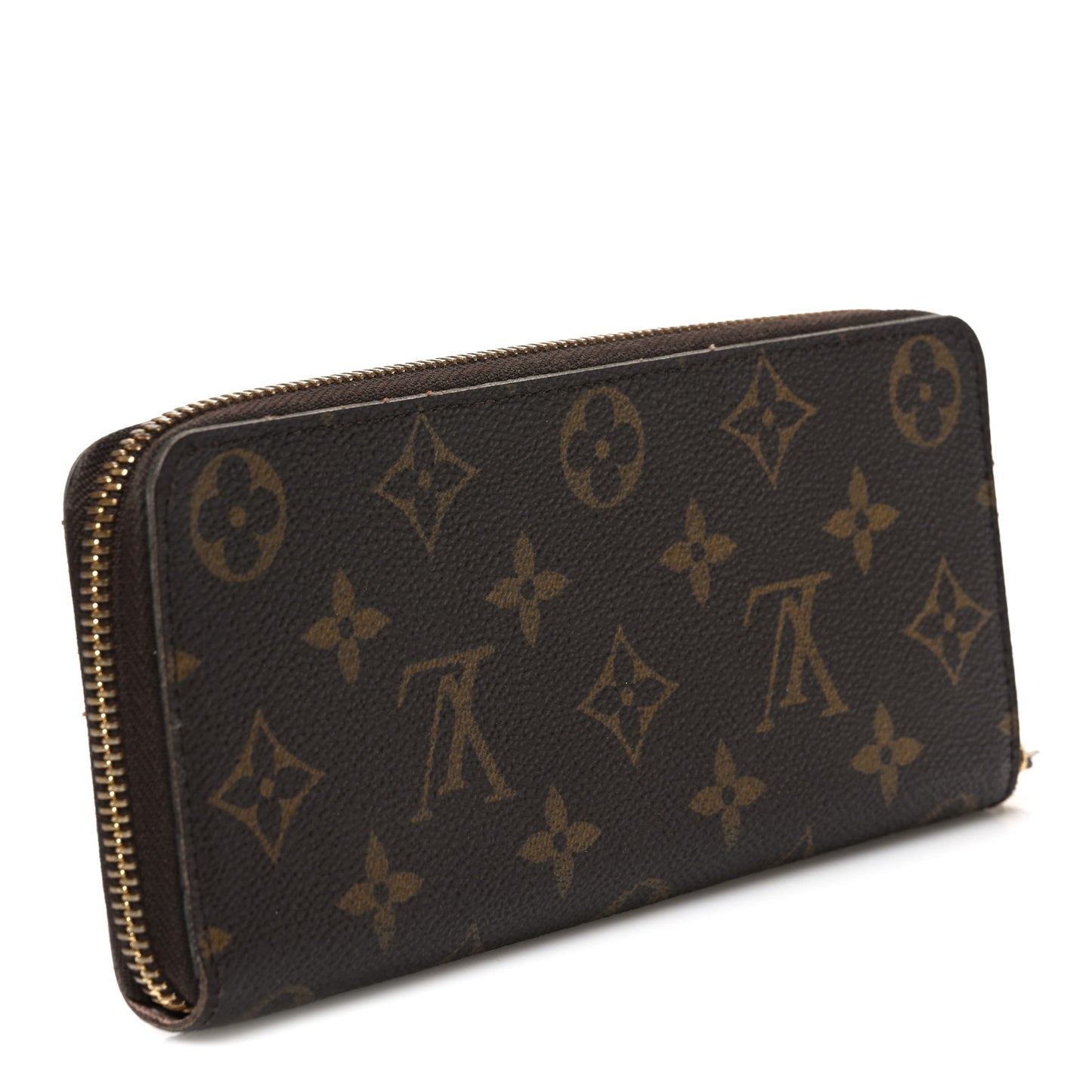 Monogram Clemence Wallet Rose Ballerine