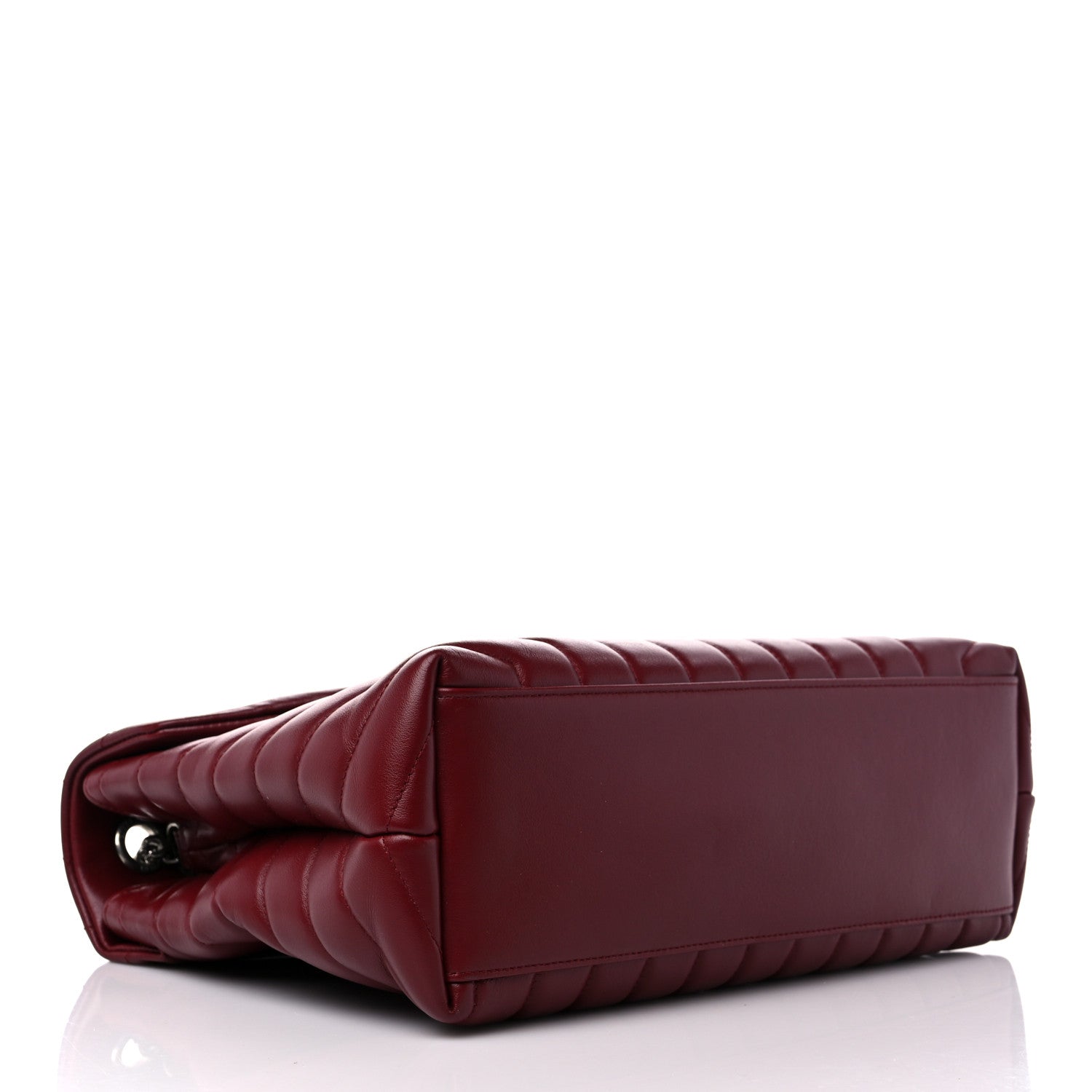 Saint Laurent Calfskin Y Quilted Monogram Medium Loulou Chain Satchel Palissandre 4 of 14
