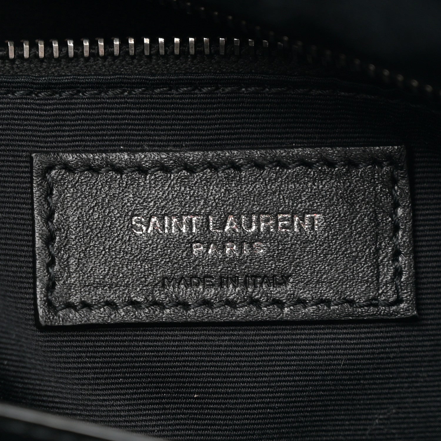 Saint Laurent Crinkled Calfskin Matelasse Monogram Medium Niki Shopper Tote Black 6 of 10