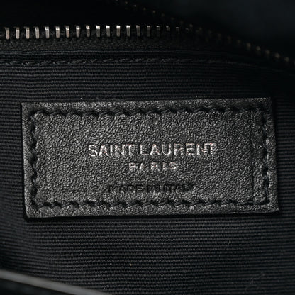 Saint Laurent Crinkled Calfskin Matelasse Monogram Medium Niki Shopper Tote Black 6 of 10
