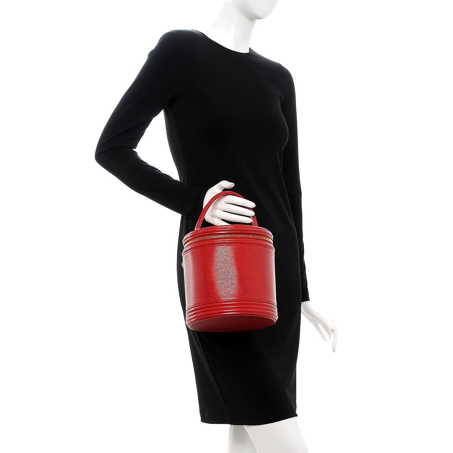 Louis Vuitton Epi Cannes Castillan Red 2 of 9