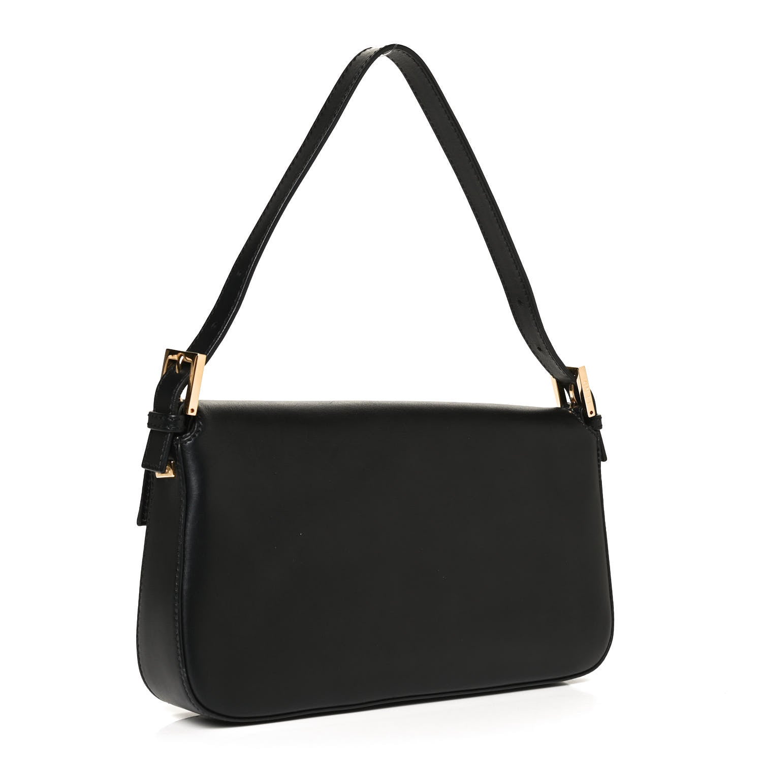 Fendi Vitello Baguette Trace Black 2 of 11