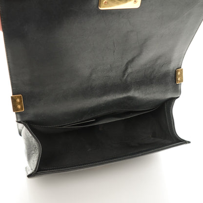 Chanel Lambskin Quilted Medium Boy Flap Black 5 of 8
