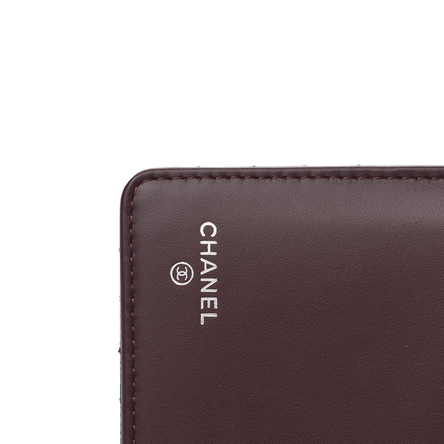 Chanel Caviar Chevron Quilted Yen Wallet Black 6 of 10