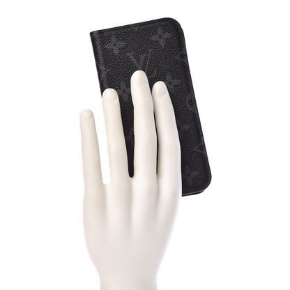 Louis Vuitton Monogram Eclipse iPhone X Folio Case 2 of 7