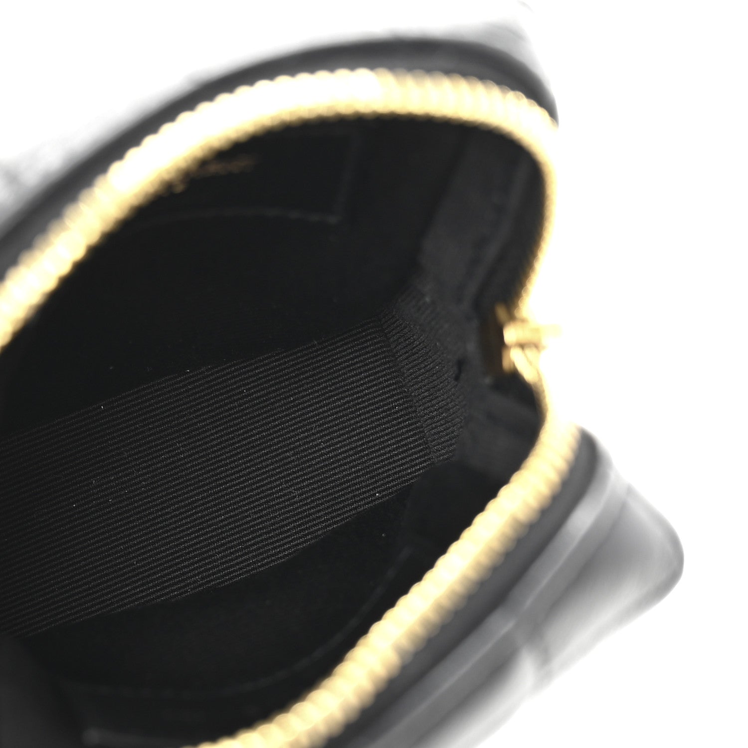 Saint Laurent Lambskin Quilted Mini Square Pouch Black 5 of 8