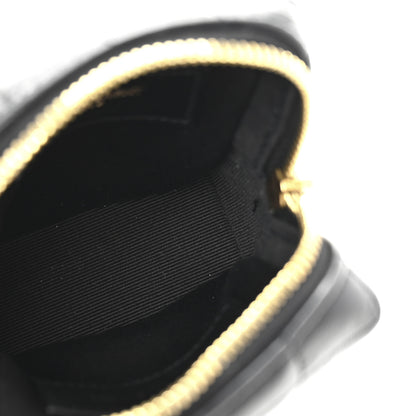Saint Laurent Lambskin Quilted Mini Square Pouch Black 5 of 8