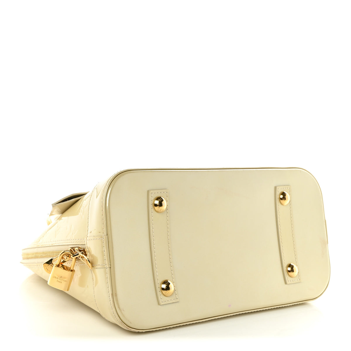 Louis Vuitton Vernis Alma PM Blanc Corail 4 of 12