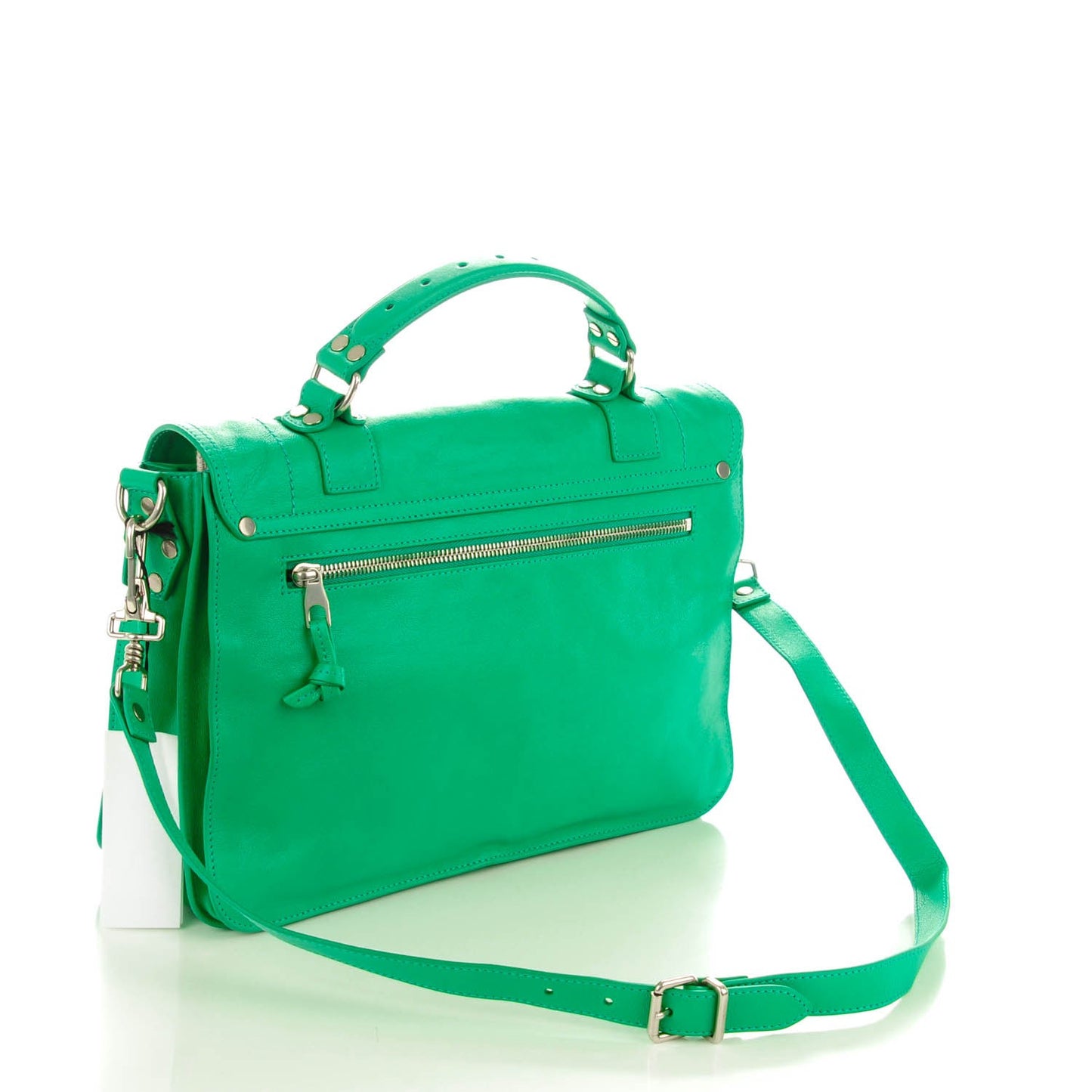 Lambskin Medium PS1 Satchel Aloe