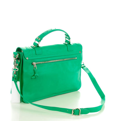 Proenza Schouler Lambskin Medium PS1 Satchel Aloe 3 of 8