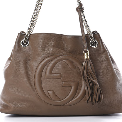 Gucci Cellarius Calfskin Medium Soho Chain Shoulder Bag Acero 8 of 24