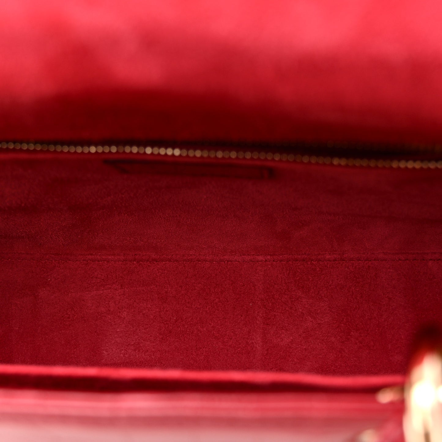 Alligator Gradient Medium Lady Dior Red