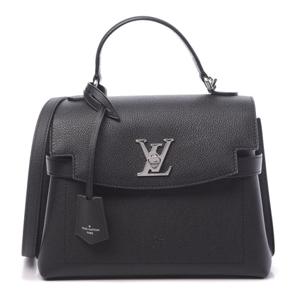 Louis Vuitton Calfskin Lockme Ever BB Black 1 of 13
