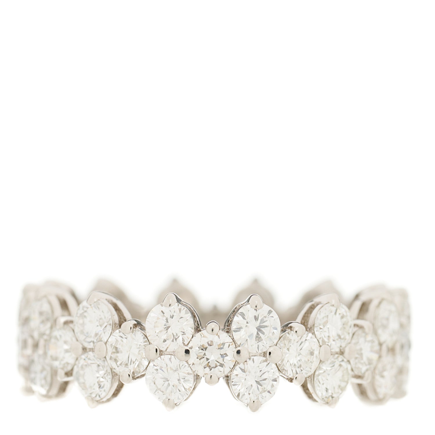 Tiffany Platinum Diamond Aria Eternity Ring 50 5.25 2 of 3