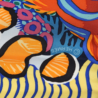 Hermes Silk Under The Waves Scarf 90 4 of 6