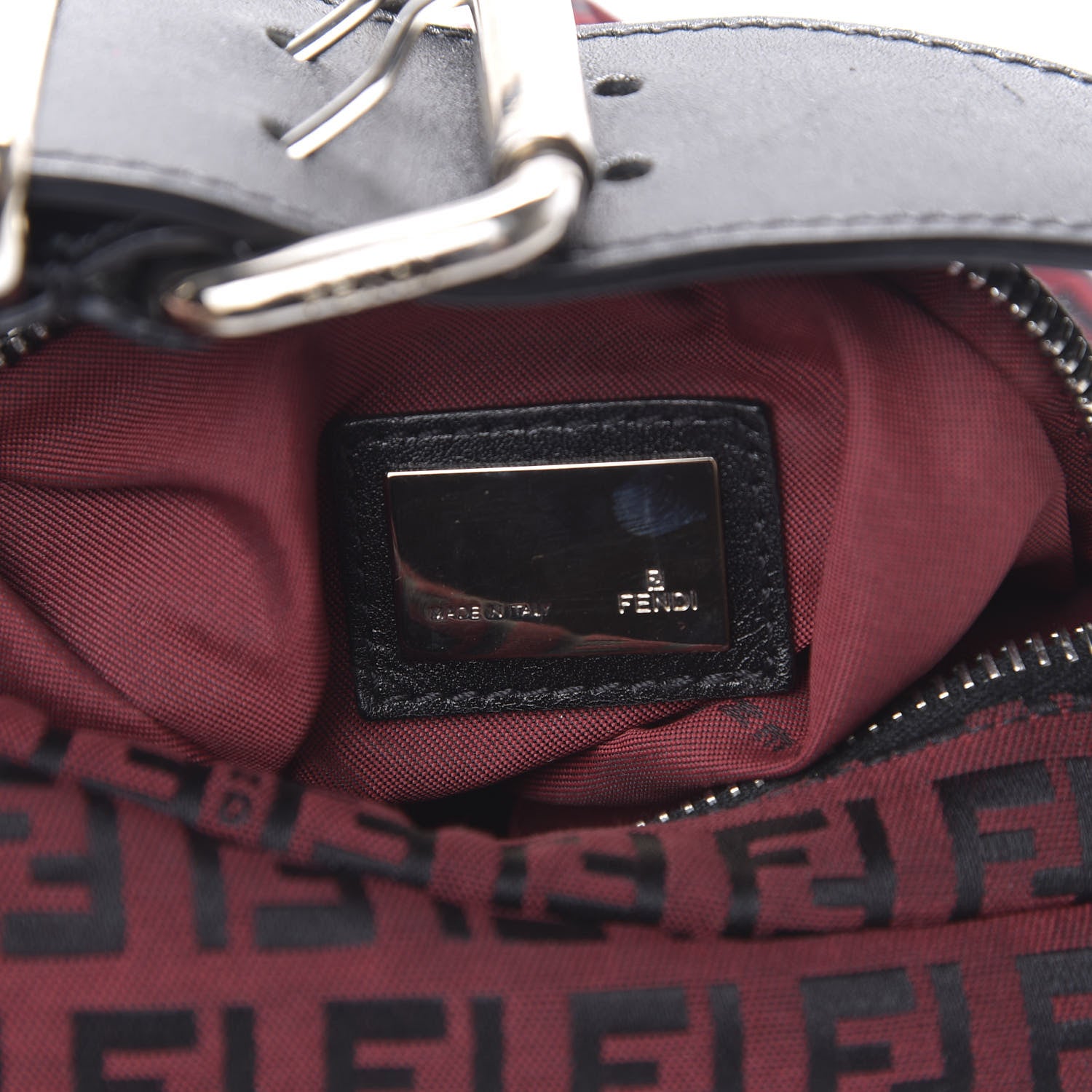 Fendi Zucchino Oyster Red Black 5 of 8