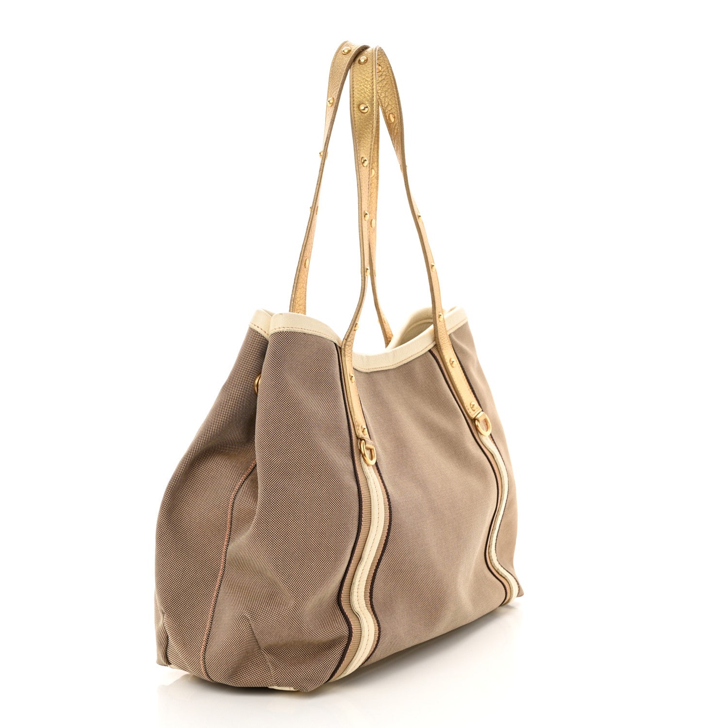 Prada Jacquard Logo Tote Corda 3 of 16